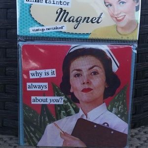 Anne Taintor Vintage Revisted Square Magnet